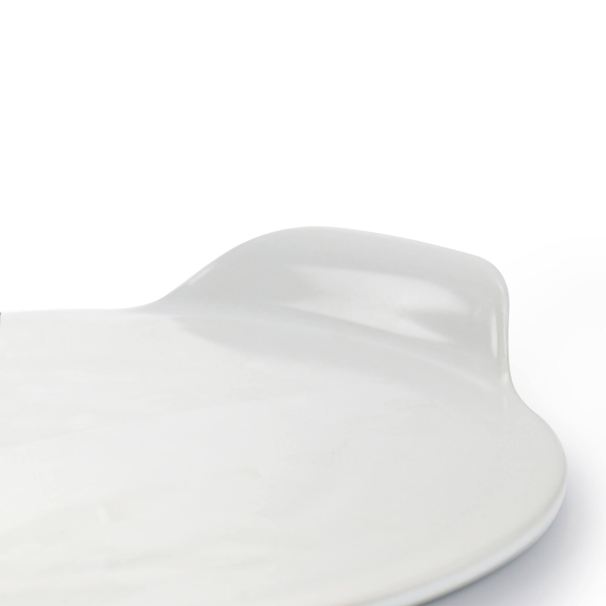 Gibson Home White Forno Flame Proof Ceramic Pizza Stone